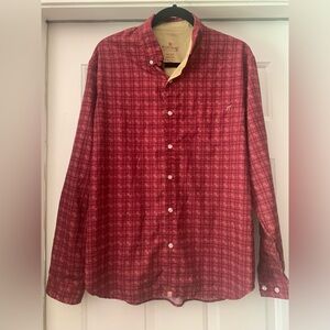 Men’s College Plaids FSU size M button down shirt